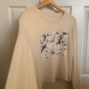 Aerie sunflower long sleeve top